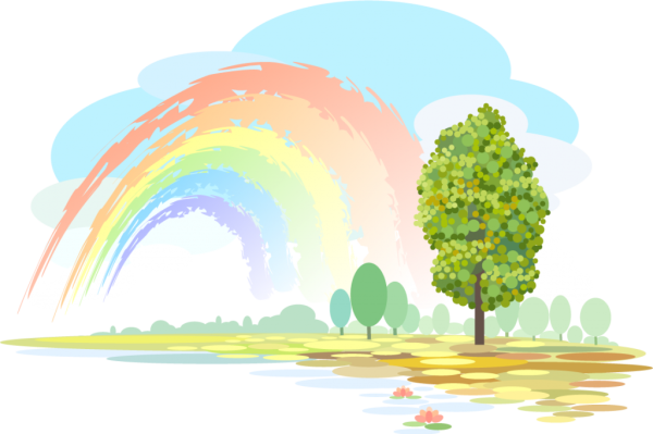 Пейзаж клипарт для детей