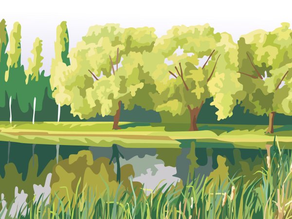 Природа иллюстрация
