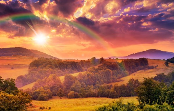 Красивый дневной пейзаж