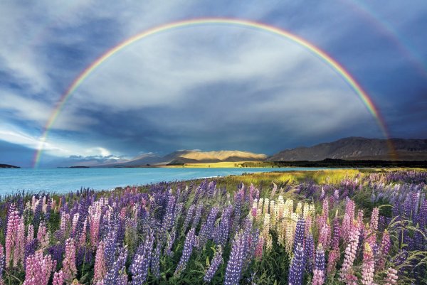 Радуга над озером