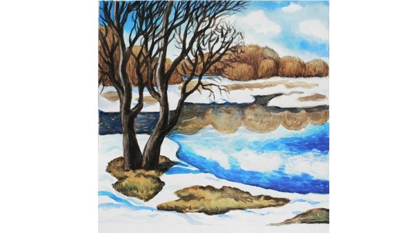 Ранняя Весна рисунок