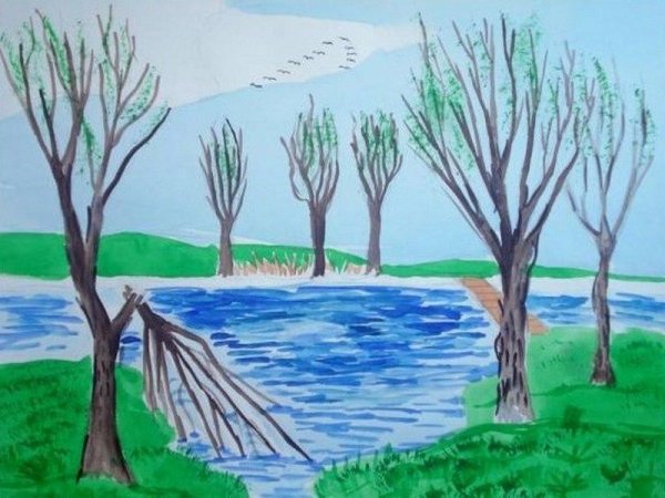 Рисунки на весеннюю тематику