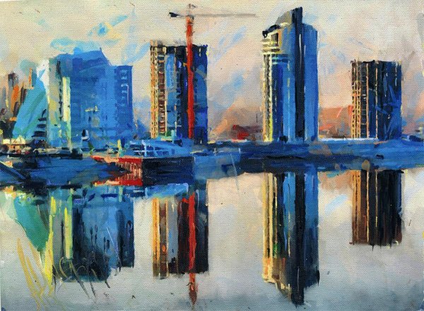 Барнаул на картинах художников