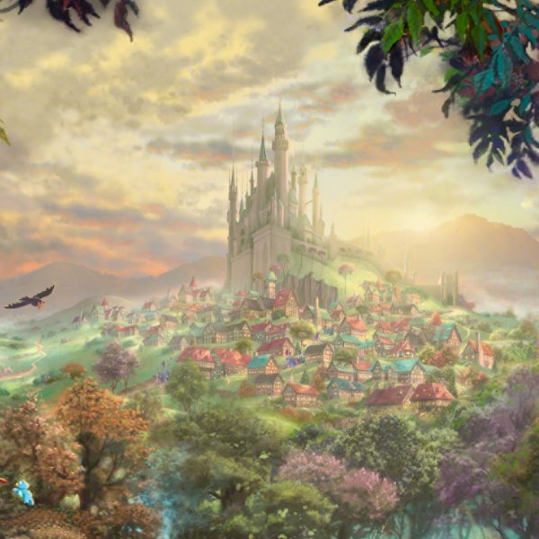 Художник Томас Кинкейд картина красавица и чудовище