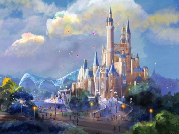 Миниатюрные пейзажи Дисней
