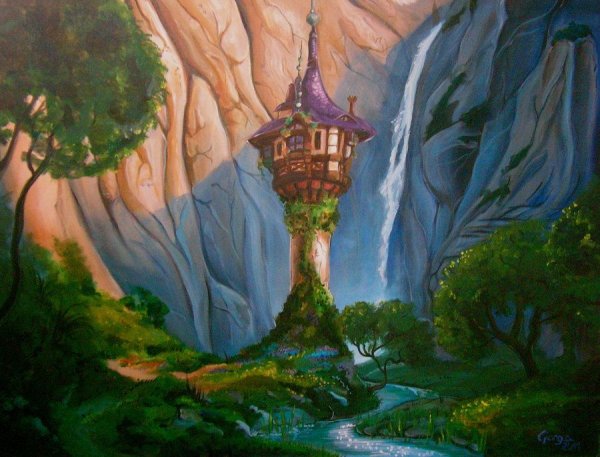 Башня Рапунцель Дисней