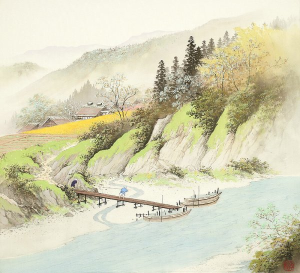 Сансуй Пейзажная живопись Японии