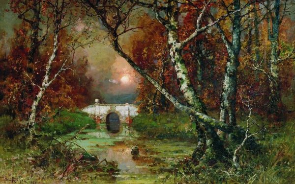 Юлий Клевер запущенный парк