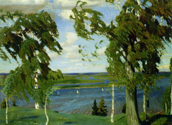 А.А. Рылов. «Зеленый шум». 1904.