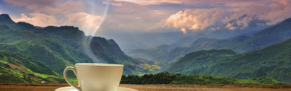 Чашка чая в горах