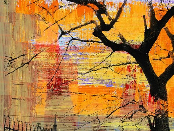 Дерево Абстрактная живопись