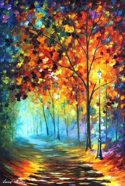 Абстрактная живопись осень