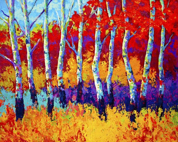 Дерево акрилом