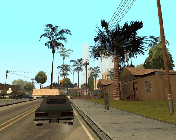 GTA San Andreas улица Рощи
