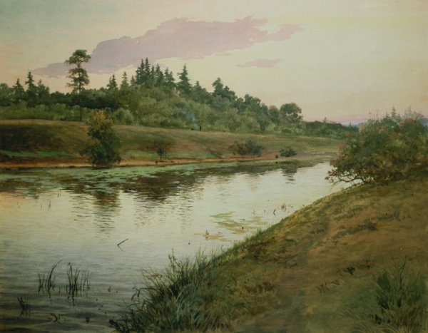 Альберт Николаевич Бенуа акварели