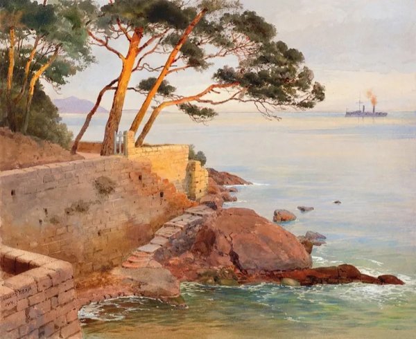 Альберт Николаевич Бенуа акварели