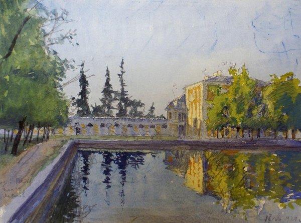 Александр Бенуа Петергоф