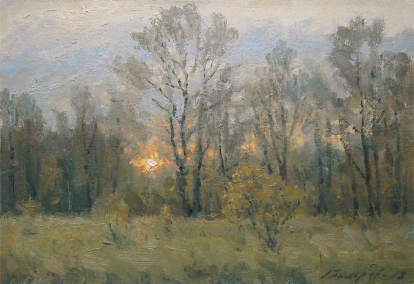 Осенний вечер. Домотканово. (1886)