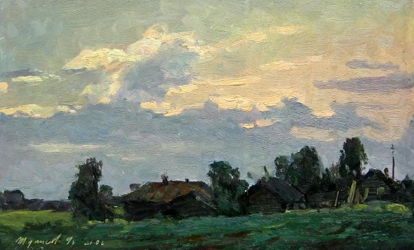 Серов зима в Абрамцево