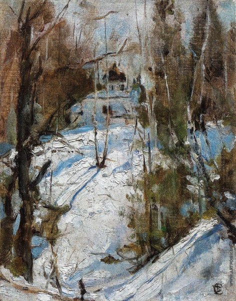 Валентин Серов деревня