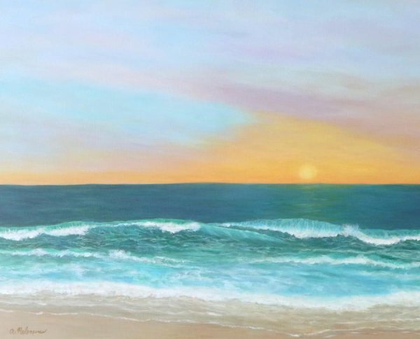 Морской пейзаж маслом