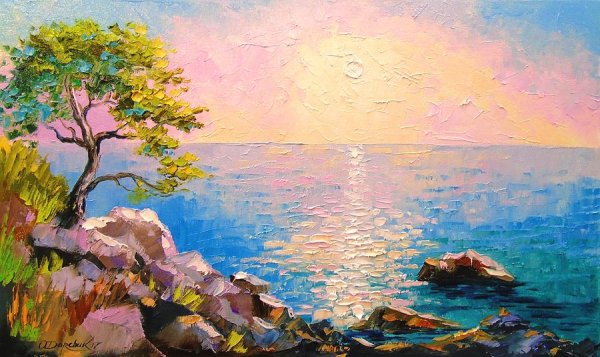 Грэм Геркен картины песок и море.