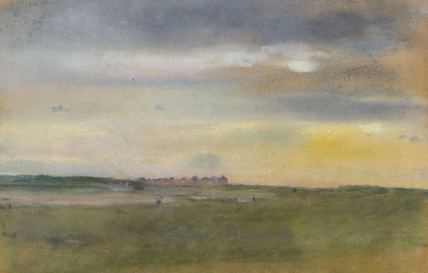 Дега пейзажи пастель