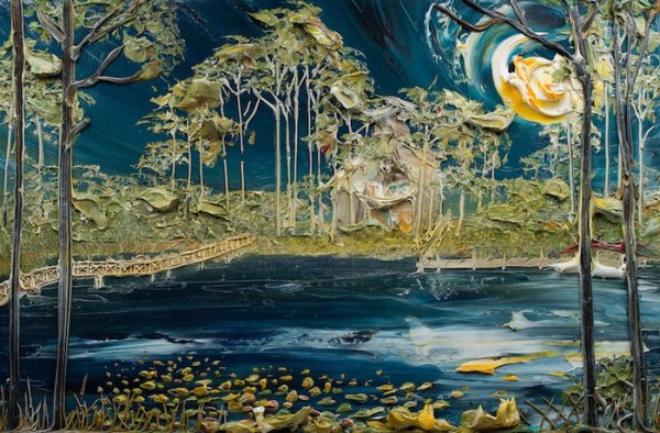 Джастин Геффри и его объемная живопись.