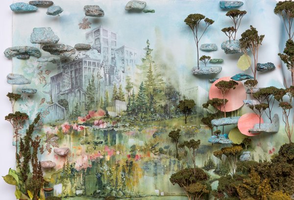 Пейзаж инсталляция