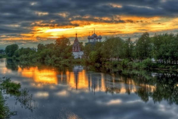 Вологда лето река