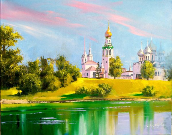 Вологодский Кремль и река Вологда