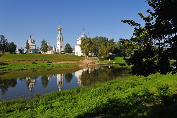 Деревня Мегра Вологодская пейзаж