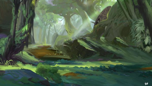 Дота 2 лес арт