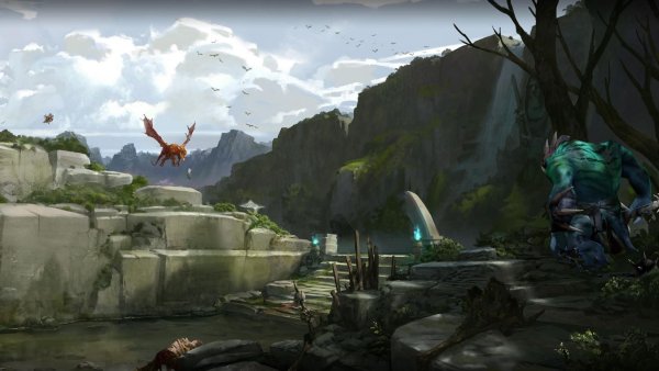 МИД дота 2 фон