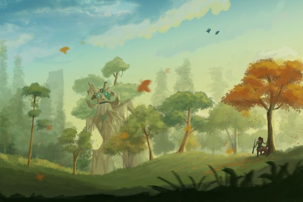 Dota 2 Art лес