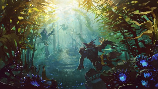 Дота 2 ландшафт риф