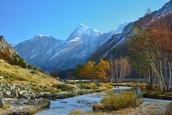 Горы и реки Кавказа