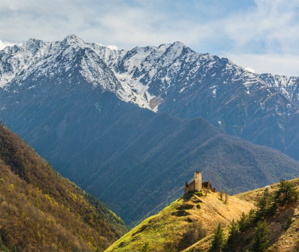 Горы Кавказа пейзаж