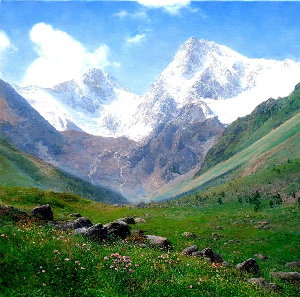 Картины художник Айдемир Саидов горы
