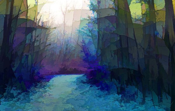 Живопись Татьяны Зубовой пейзаж мастихин