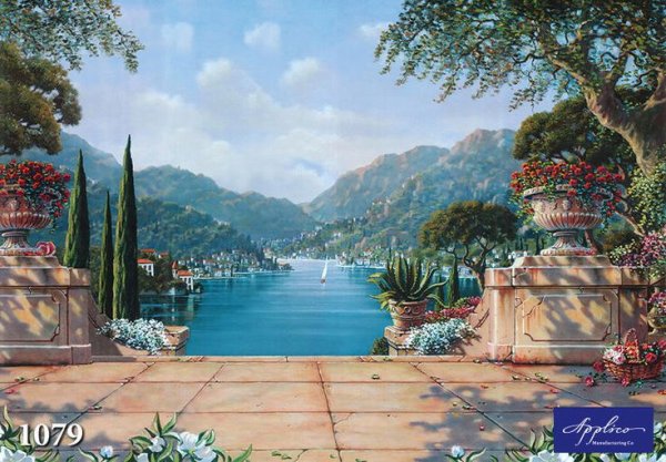 Фрески Апплико горы