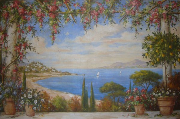 Фреска Аффреско арка море