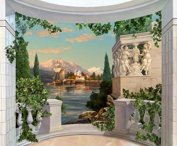 Угловая фреска