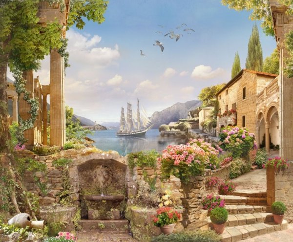 Фрески Affresco Средиземноморье