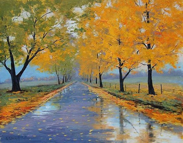 Осенний клен Заболоцкий