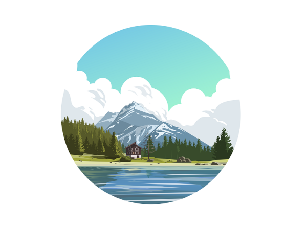 Пейзаж иконка