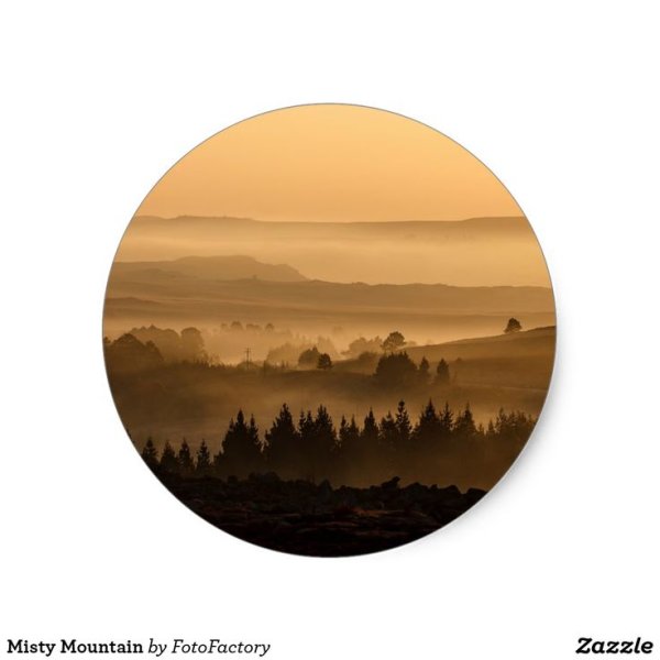 Круглый пейзаж с прозрачным фоном