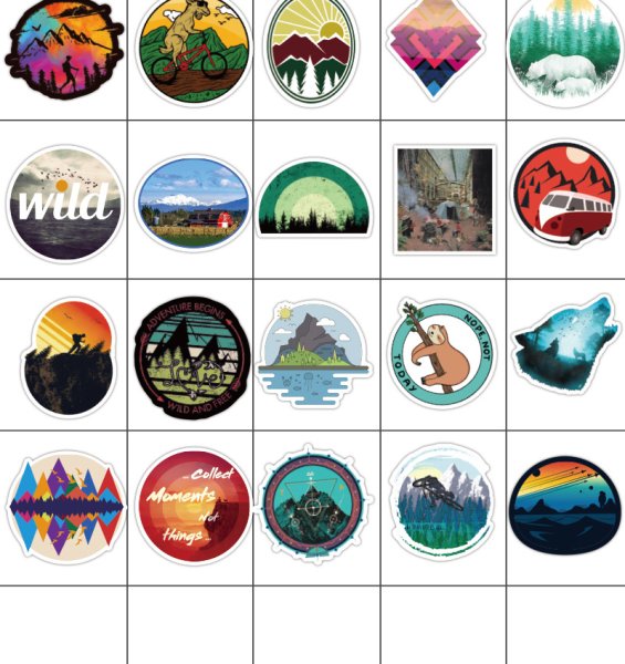 Стикеры природа