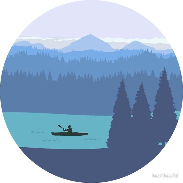 Стикеры пейзаж