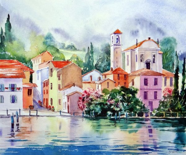 Rachel MCNAUGHTON акварель пейзажи